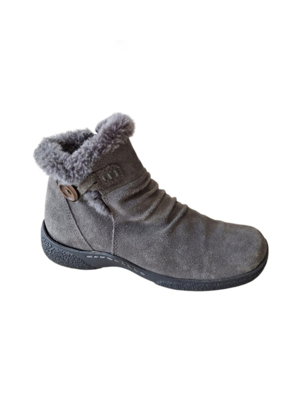 Bare Traps Loran Gray Faux Fur Lined Boots Size 6